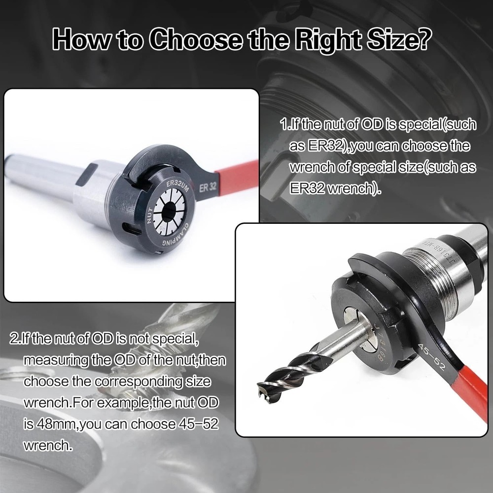 10pcs Coilover Spanner Wrench Set, for Suspension System and Shock Adjustment