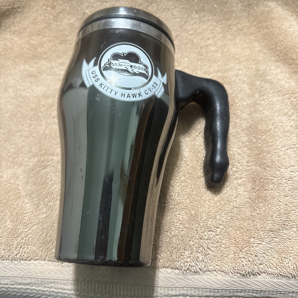 USS Kitty Hawk CV-63 Stainless Steel Mug