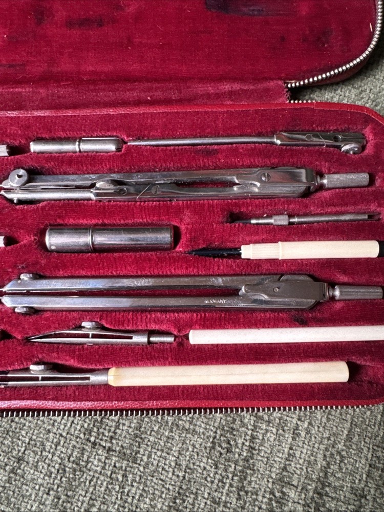 Compass Set ‘matric’ German Made In Case Complete Set O907