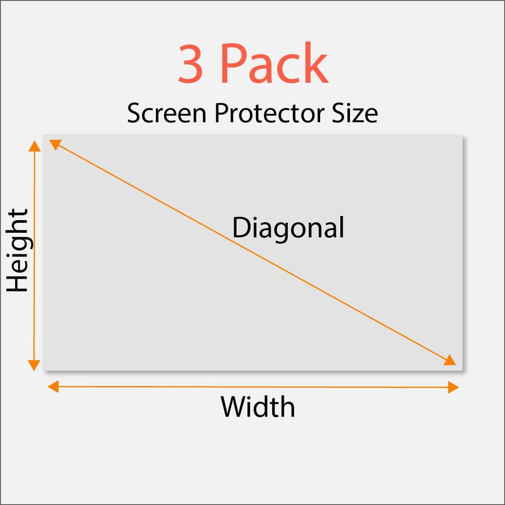 Anti Blue Light Screen Protector (3 Pack) for 27 Inches Widescreen Desktop Monit