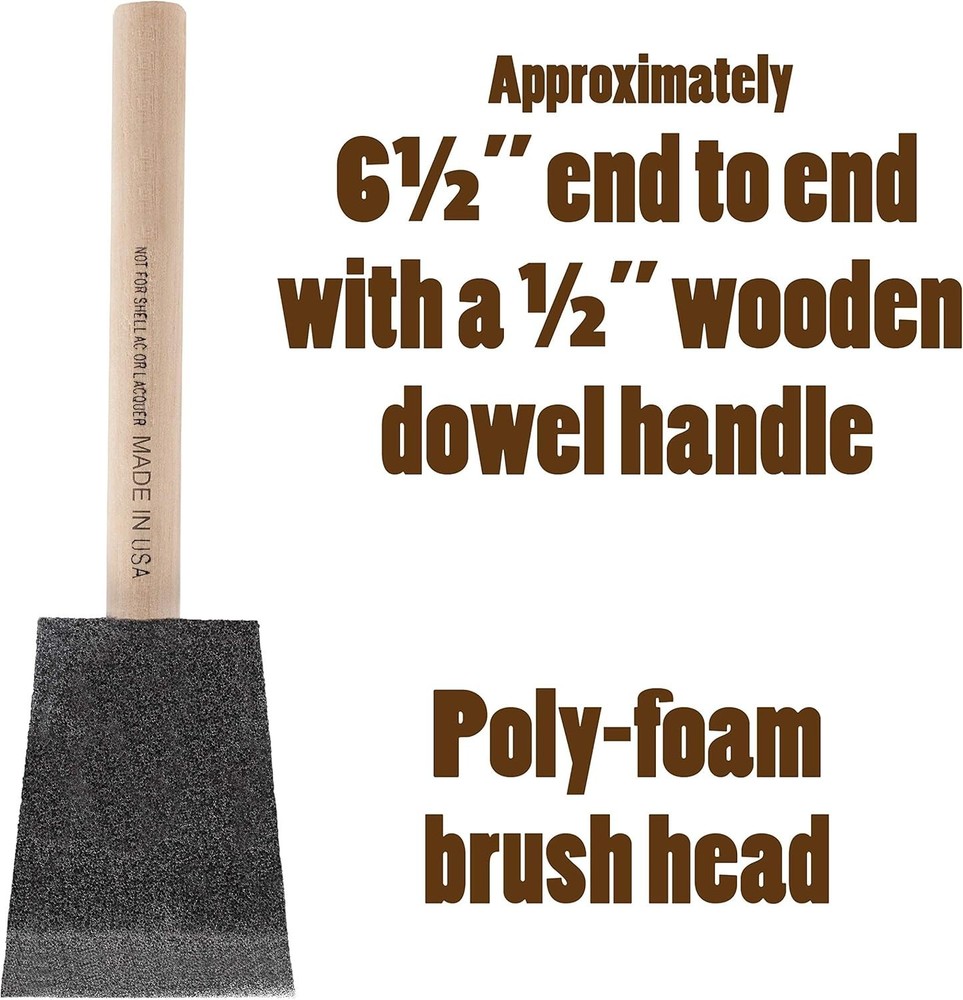 2" FOAM BRUSHES KIT 24pc