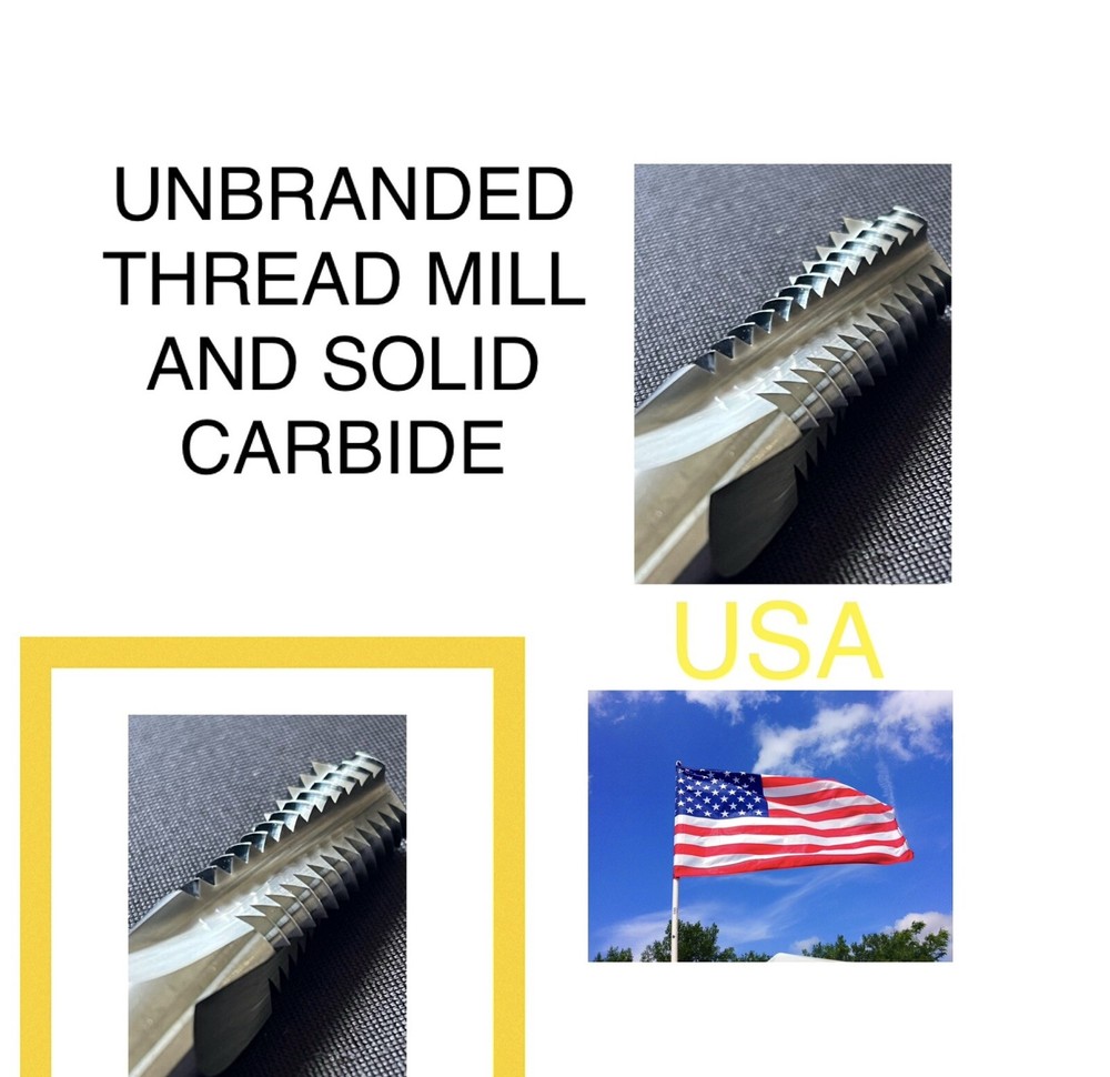 BRAND NEW 3/8-14UN SOLID CARBIDE THREAD MILL (0.345DIA)