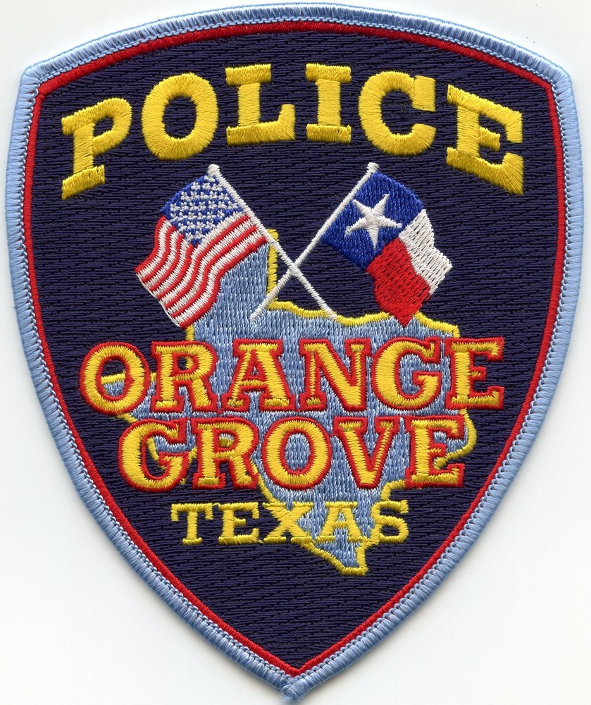 ORANGE GROVE TEXAS TX State Flag POLICE PATCH