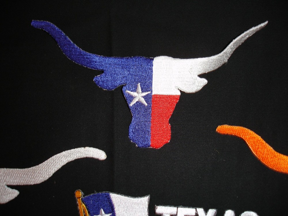 Texas patch set 9 patches Texas flag