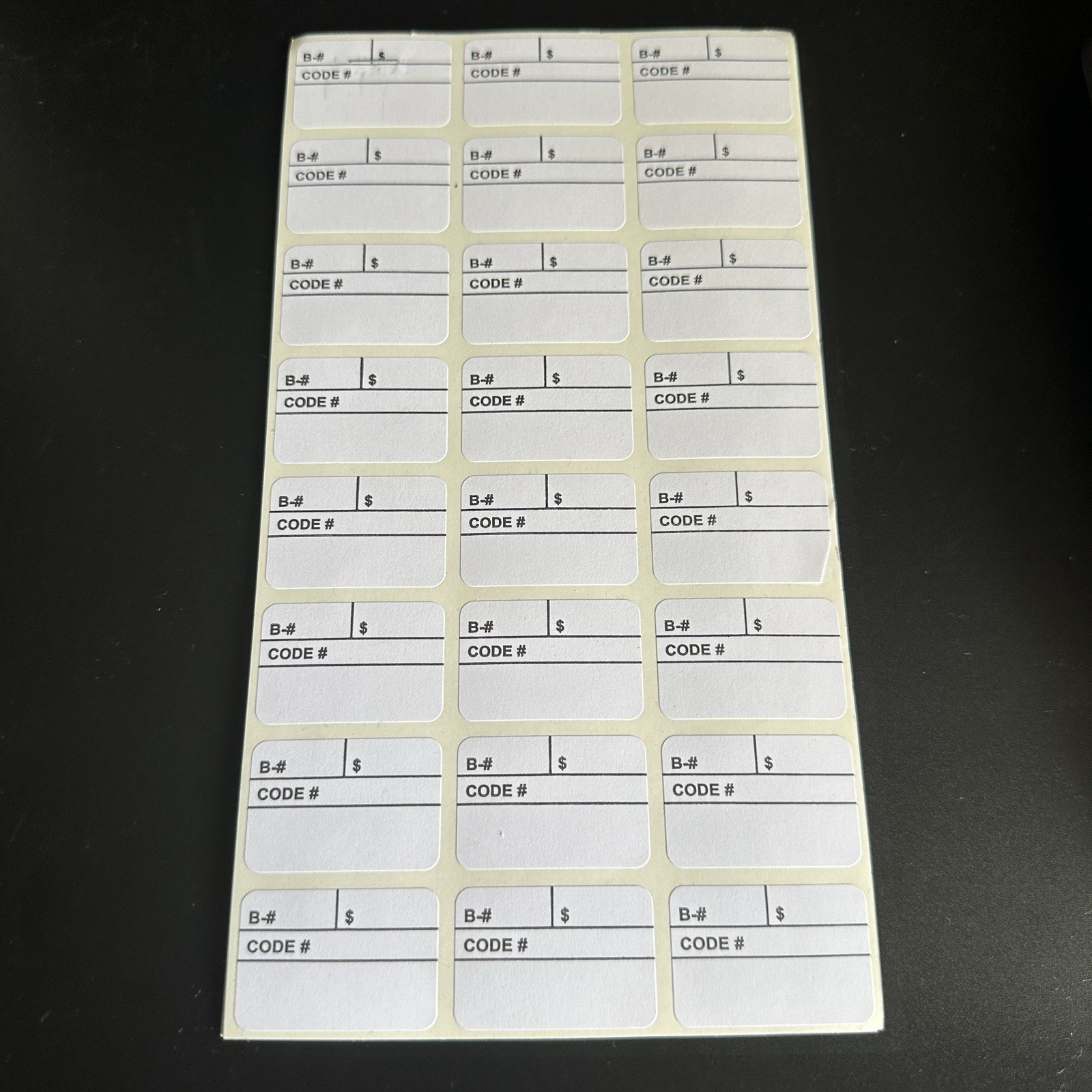 960 Removable Price Labels Tags Stickers Consignment Vendor Antique Mall 1"x1.5"