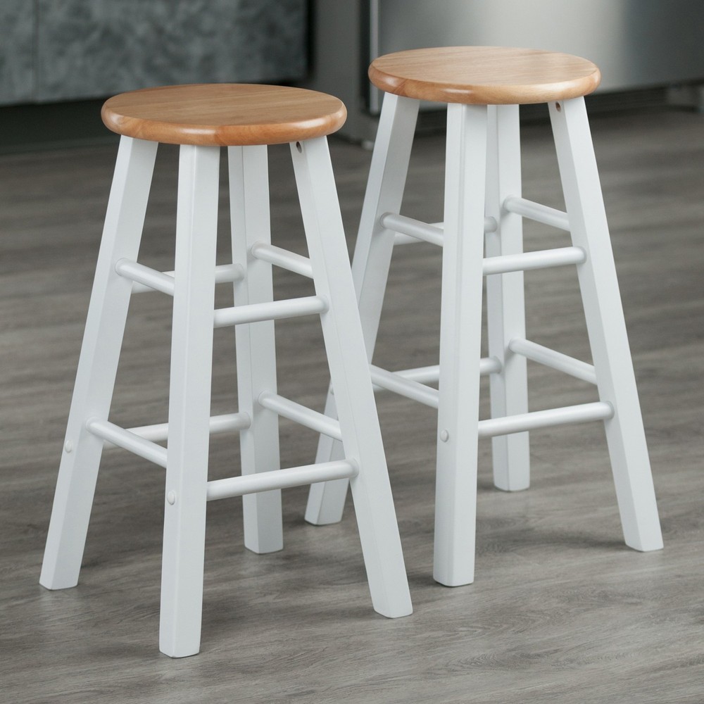 Winsome Element 2-Pc Counter Stool Set, Natural