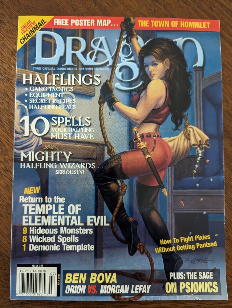 Dungeons & Dragons: Dragon Magazine 285 (includes map)