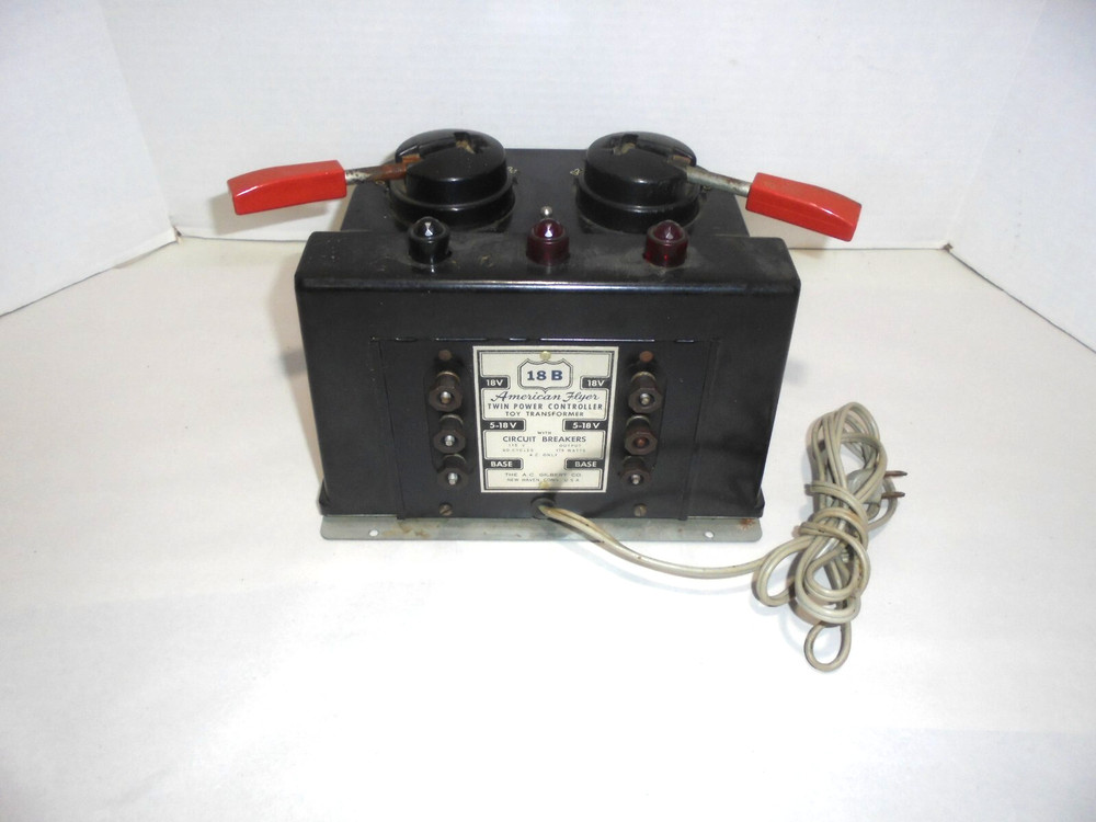AMERICAN FLYER 18B DUAL TRAIN CONTROL TRANSFORMER