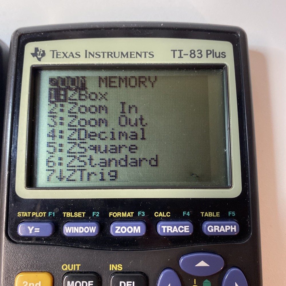 Texas Instruments TI-83 Plus Graphing Calculator Tested Works