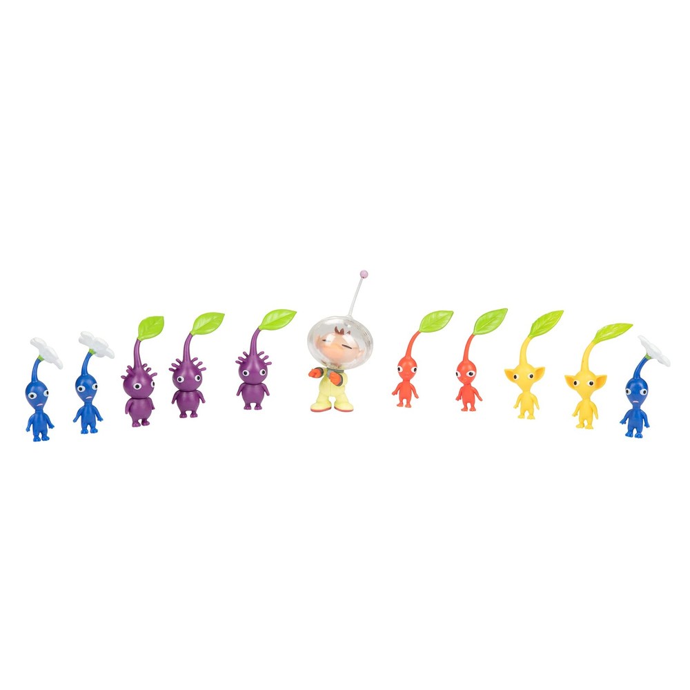 Nintendo Captain Olimar & Pikmin Set – Includes 11 Figures