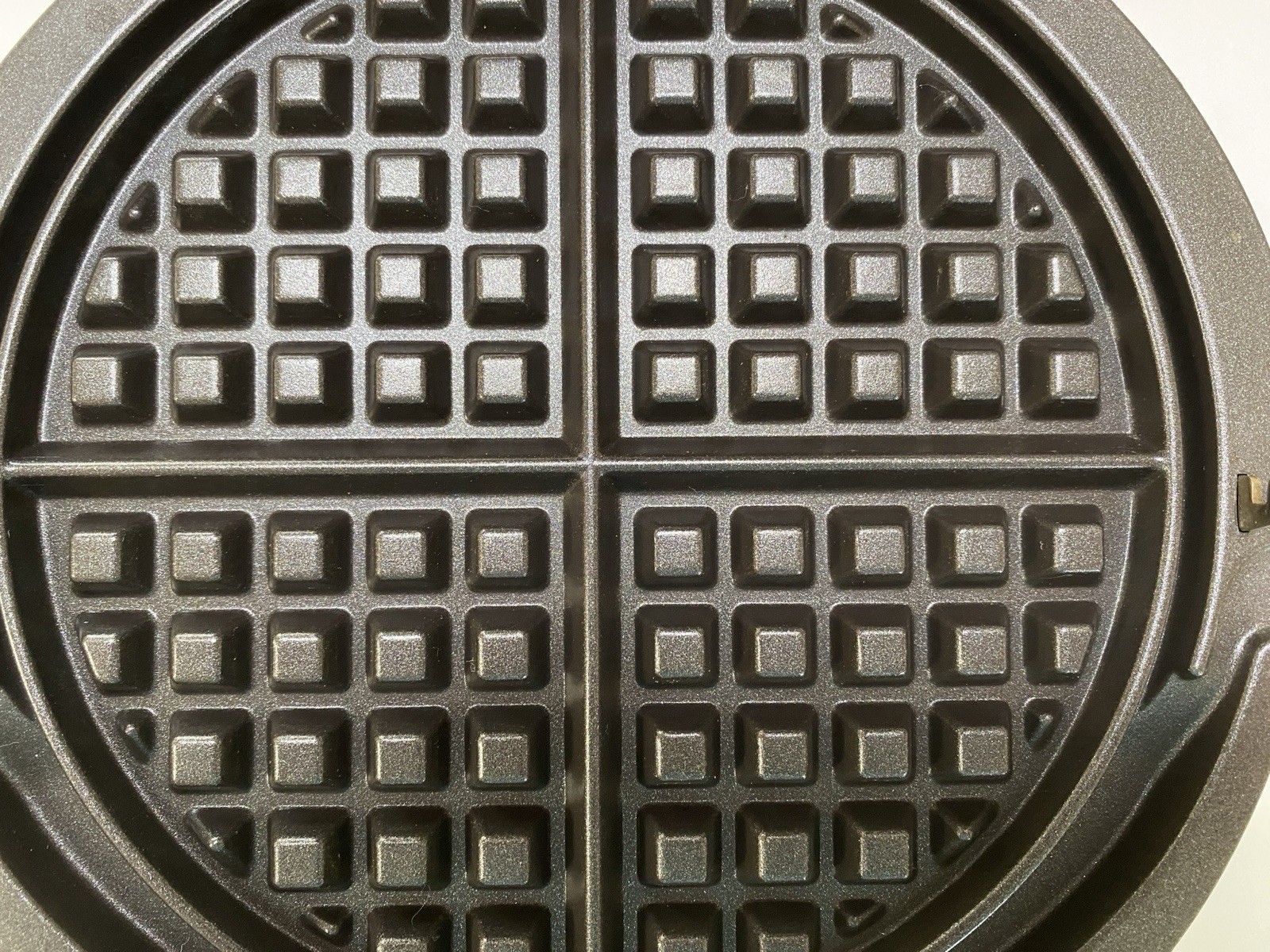 ALL CLAD CLASSIC ROUND STAINLESS STEEL WAFFLE MAKER 6071 TESTED WORKS FINE