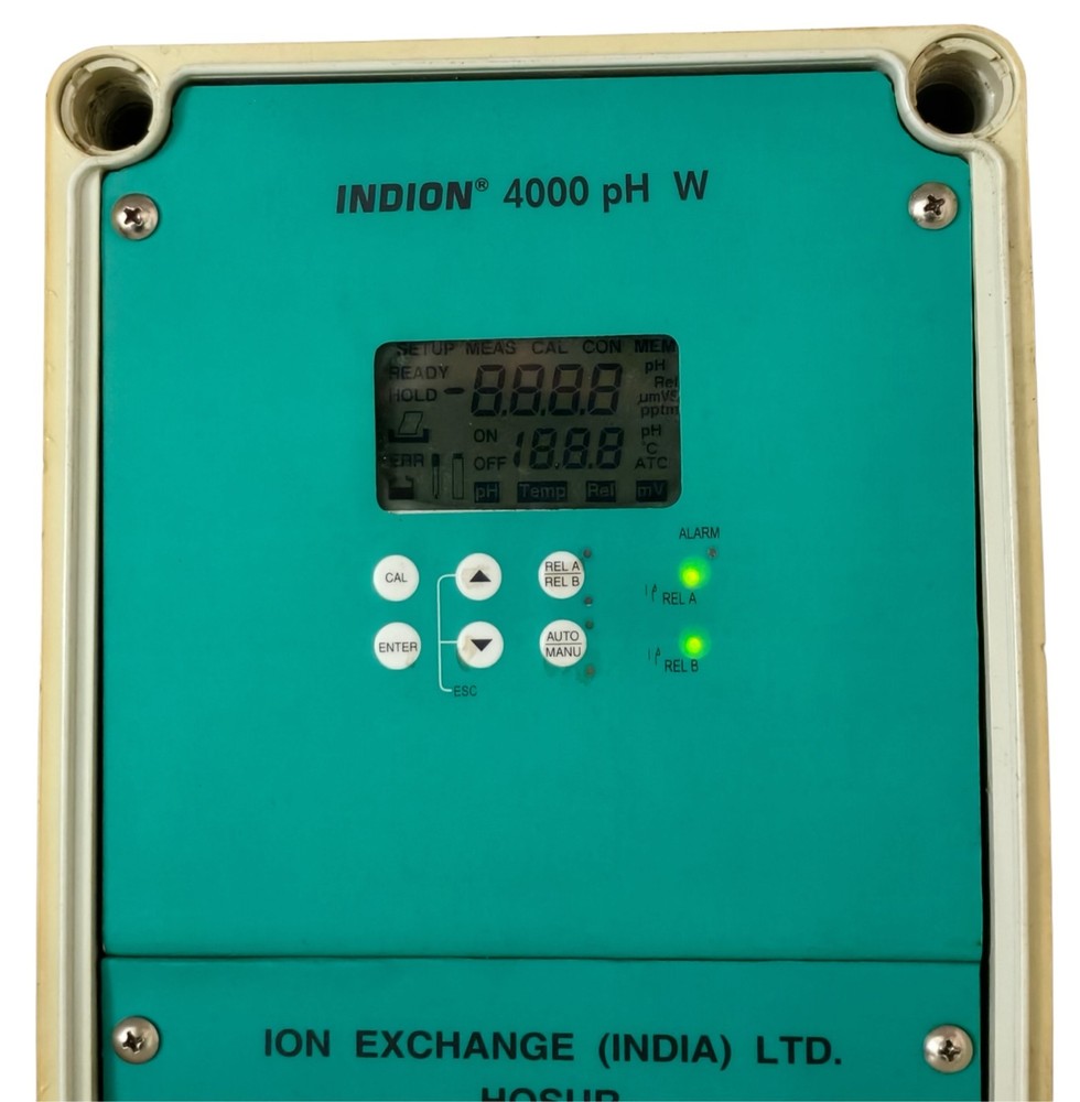 Indion Ion Exchange 4000 pH W 4000PHW Controller Field MTD Transmitter