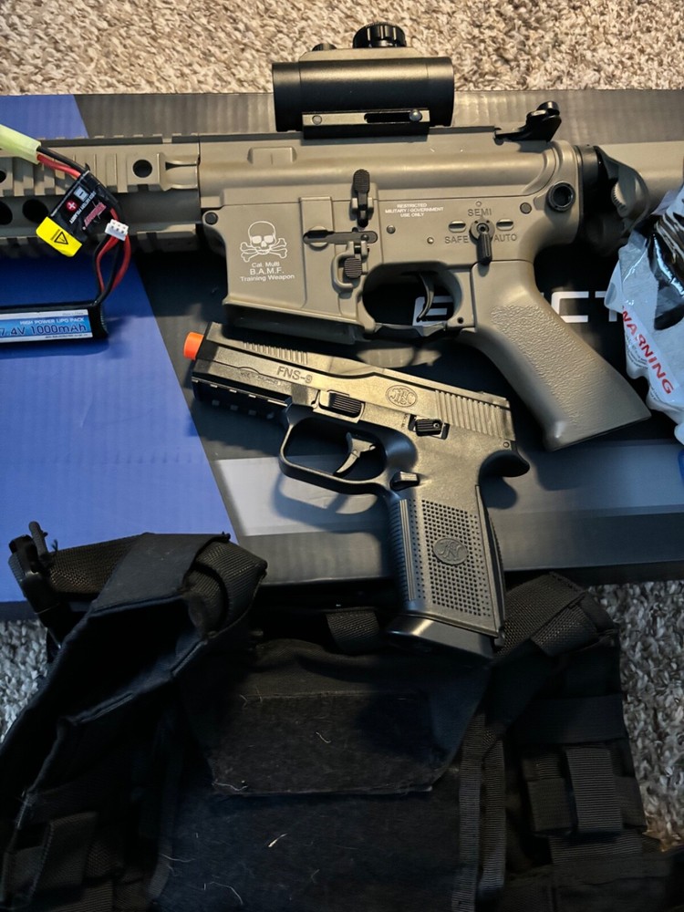 airsoft rifle used