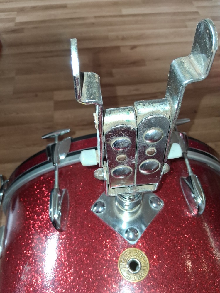 Gretsch 1966 Red Sparkle 4 piece drum set