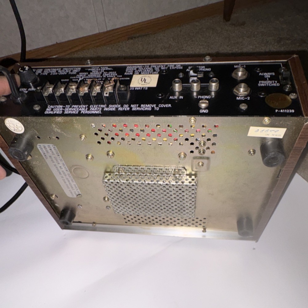 Realistic MPA-35 35 Watt Solid State PA Amplifier Power Amplifier