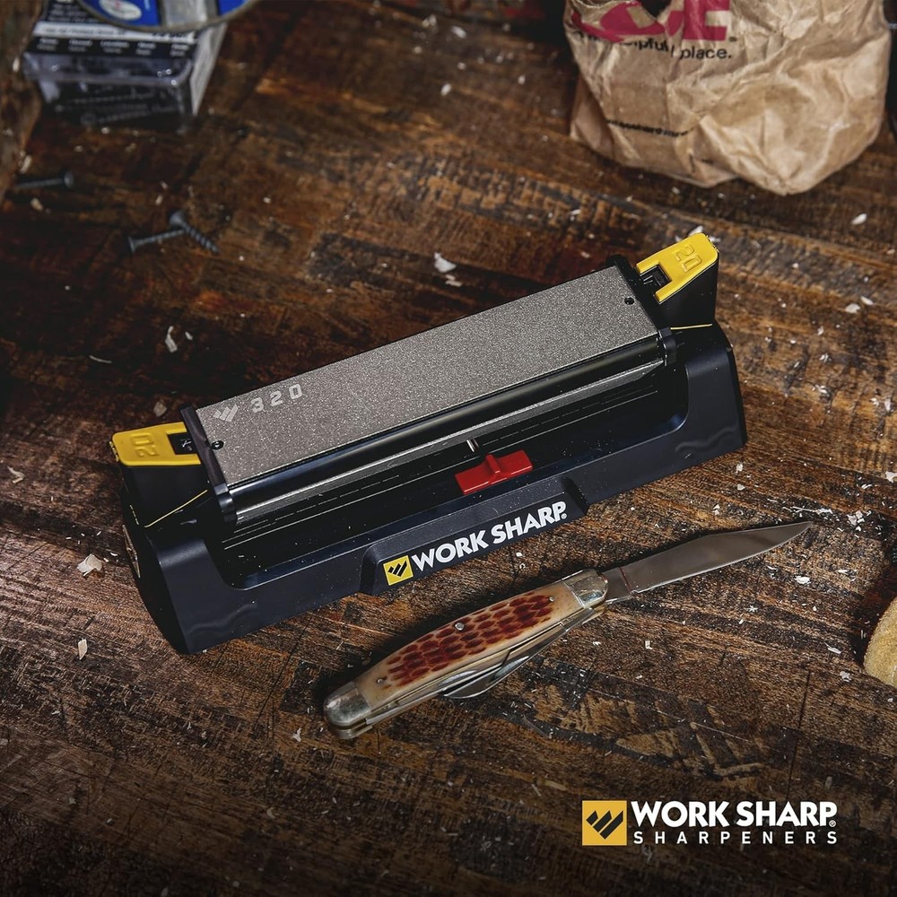 Drill Doctor Drill Bit Sharpener plus Work Sharp Benchstone Knife Sharpener