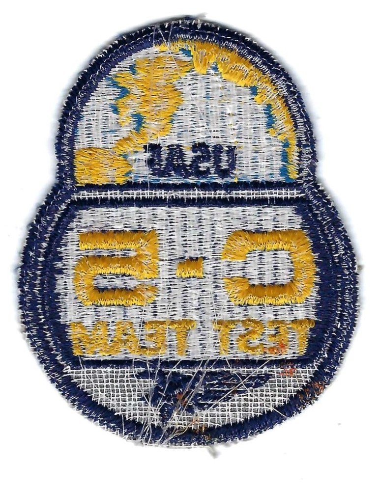 60's-70's C-5 TEST TEAM (SCHIFFLI MADE) patch