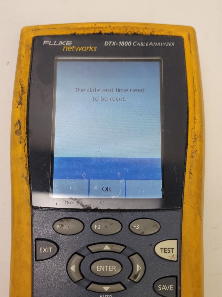 Fluke Networks DTX-1800 Cable Analyzer Mainframe - For Parts