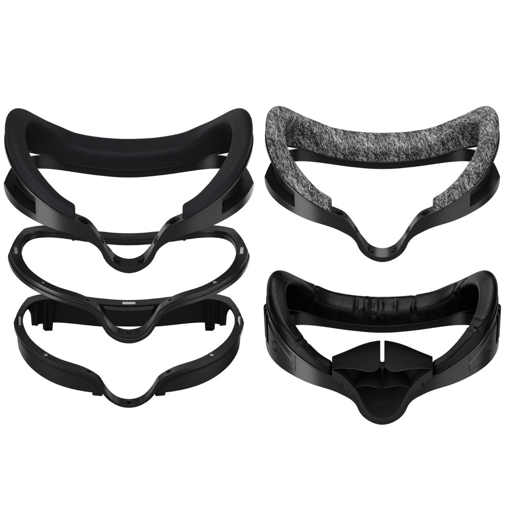 Magnetic Facial Interface for Quest 3 - Flexible Frame & Multi-Material Pads