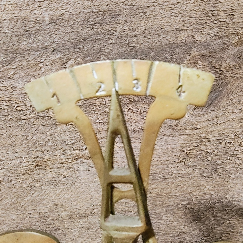 Antique Cherub Brass Scale