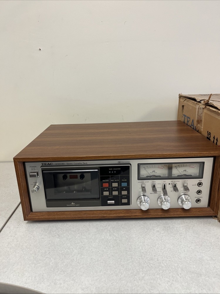Read Issue TEAC A-550RX  STEREO CASSETTE DECK Original Box