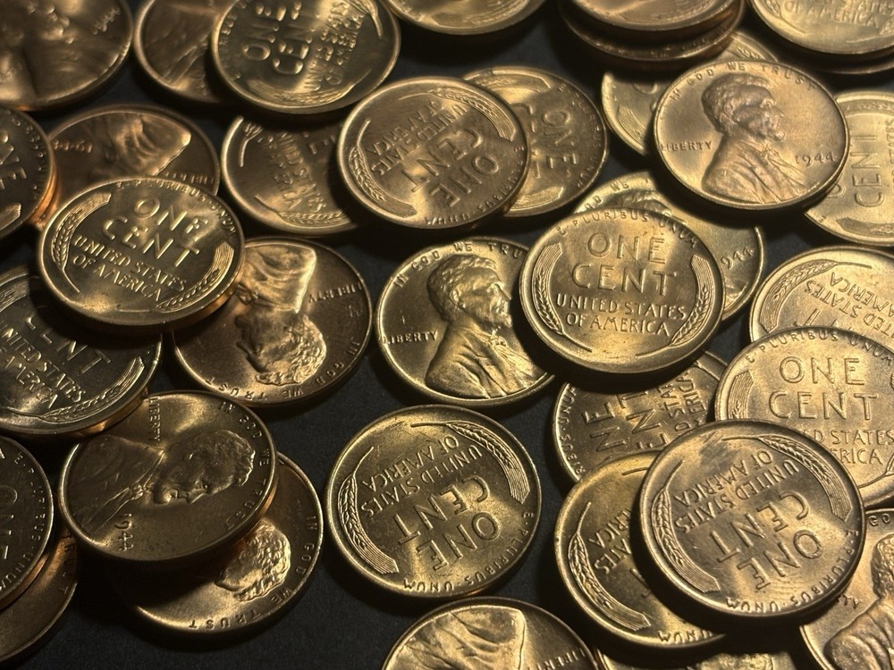 1944 Lincoln Wheat Cent — Uncirculated MS Red 🔥 Original Roll