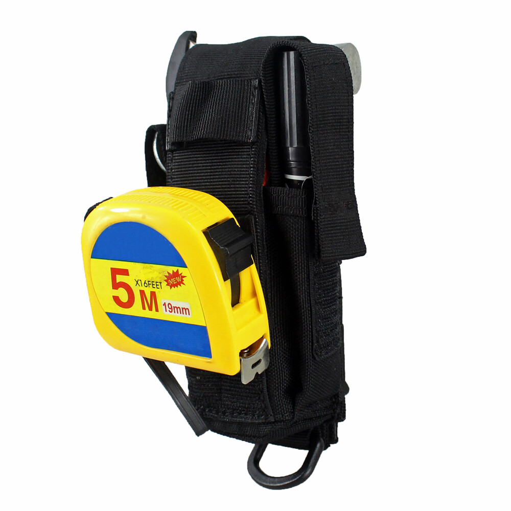 Molle Multi Tool Organizer Pouch Multiple Pocket Holder for Plier Flashlight