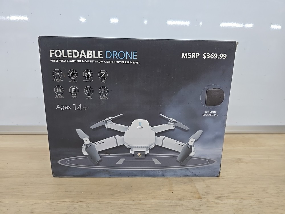 Foldable Quadcopter Drone with HD Camera, Gesture Control, Avoidance Ages 14+