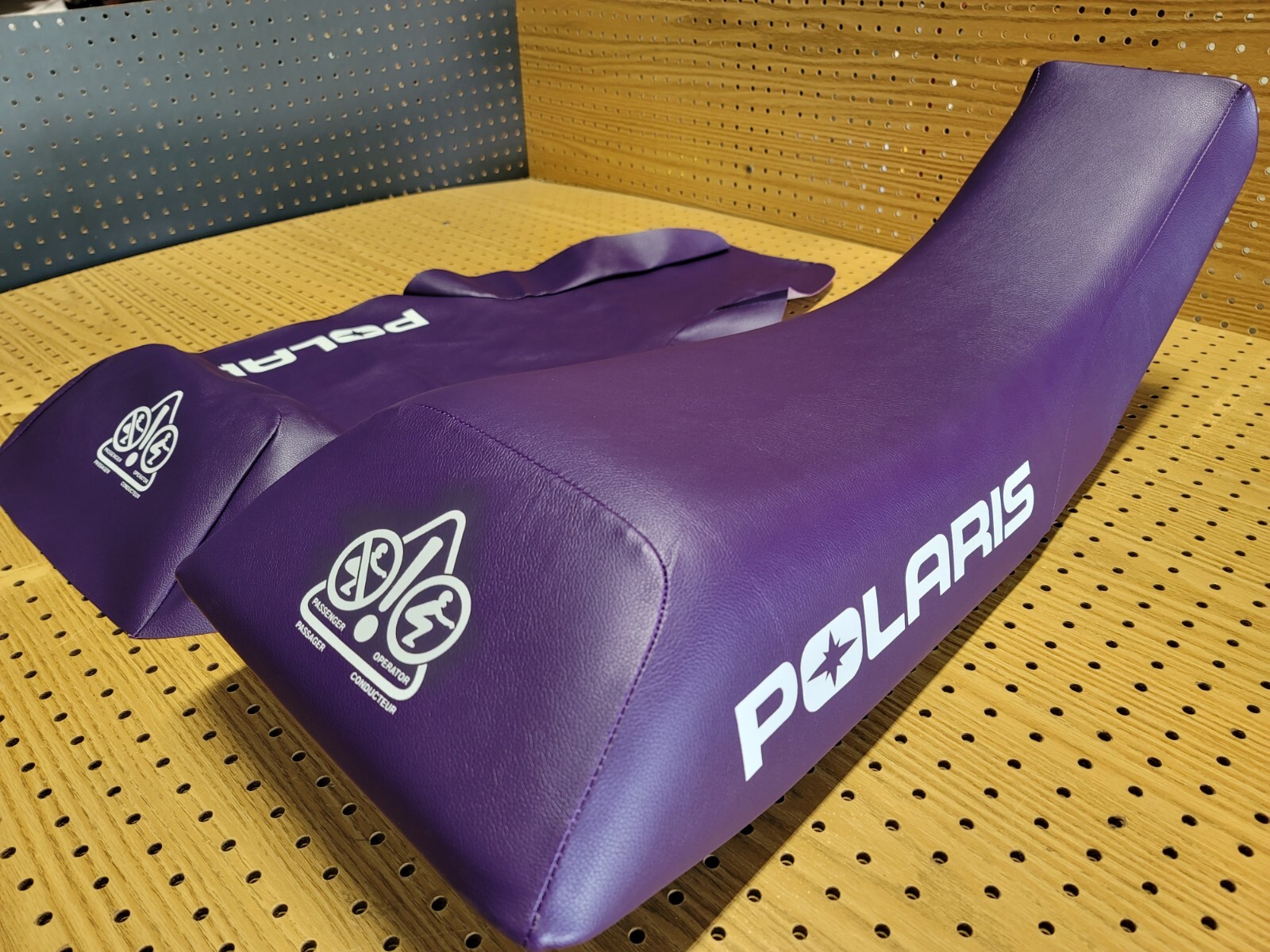 POLARIS SCRAMBLER 250 400 500 SEAT COVER 1995 TO 2003 (PURPLE) [P*-35]