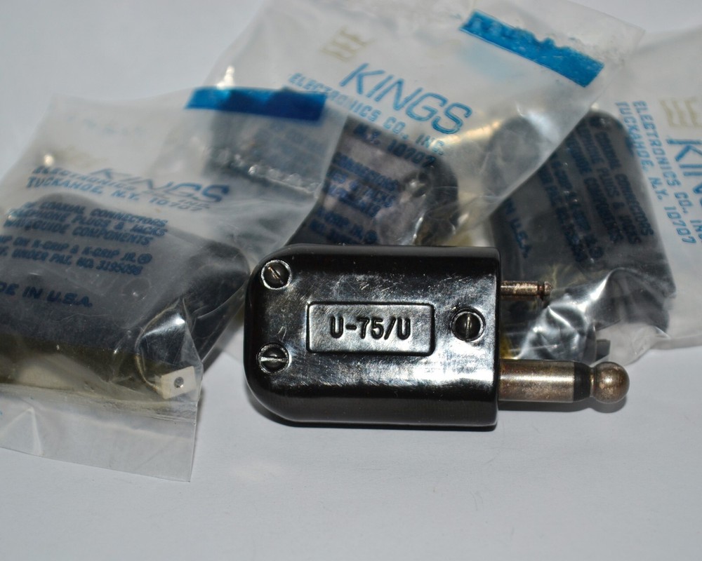 1 nos u-75/u conductor plug Helicopter Headset kings electronics