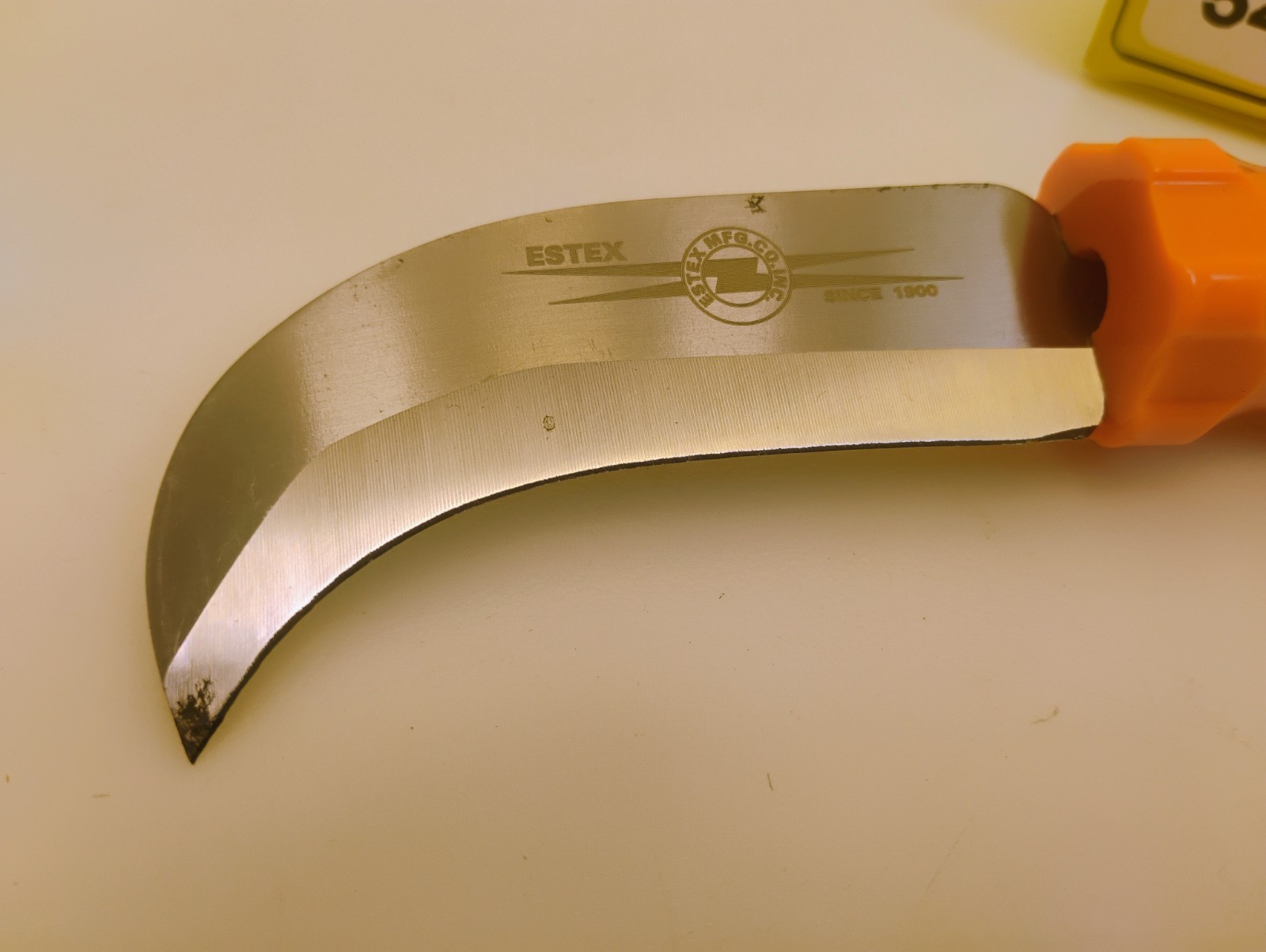 Basix Set (2) Lineman Knives SK50 High Visibility Orange Hang Ring New Old Stock