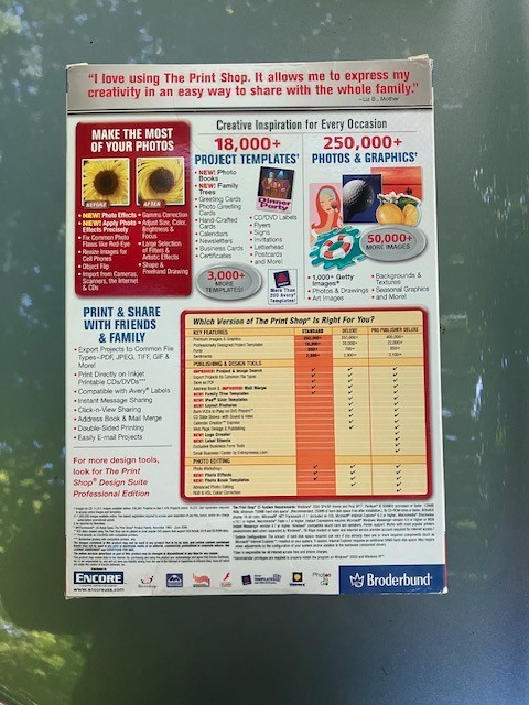 Print Shop Version 22 (PC) *New,Sealed*