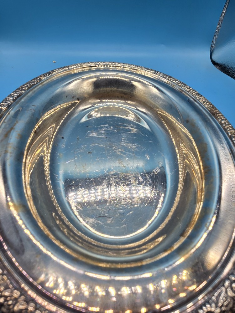 Vintage Gorham Silverplate #962 Breadplate/ Oval Platter