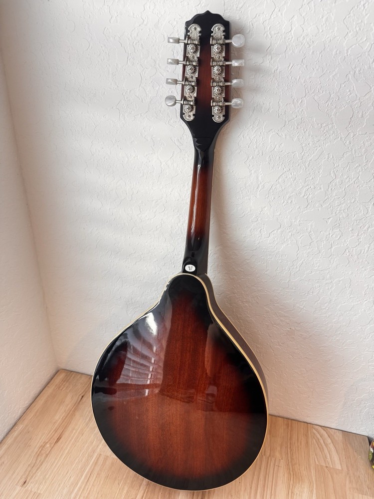 Fender FM-100 8-String Mandolin Sunburst Soft Case + Tuner + Strap + Book + More