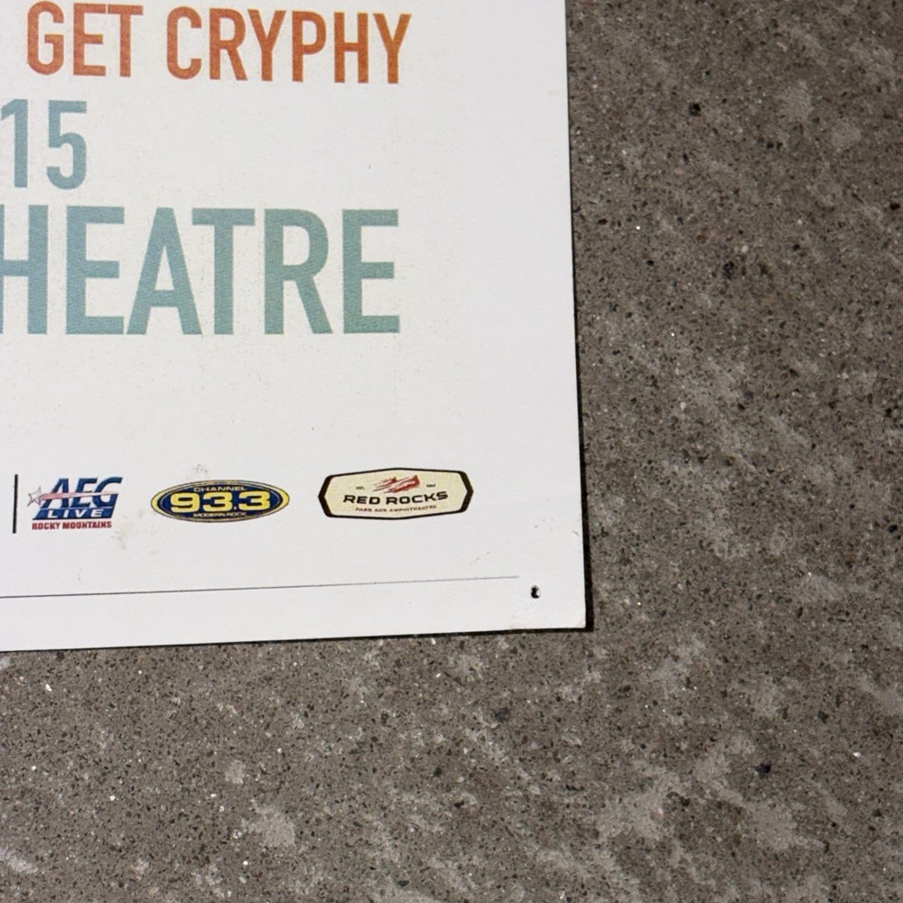 Atmosphere 2015 Red Rocks Promo Tour Poster Dilated People’s 11x17