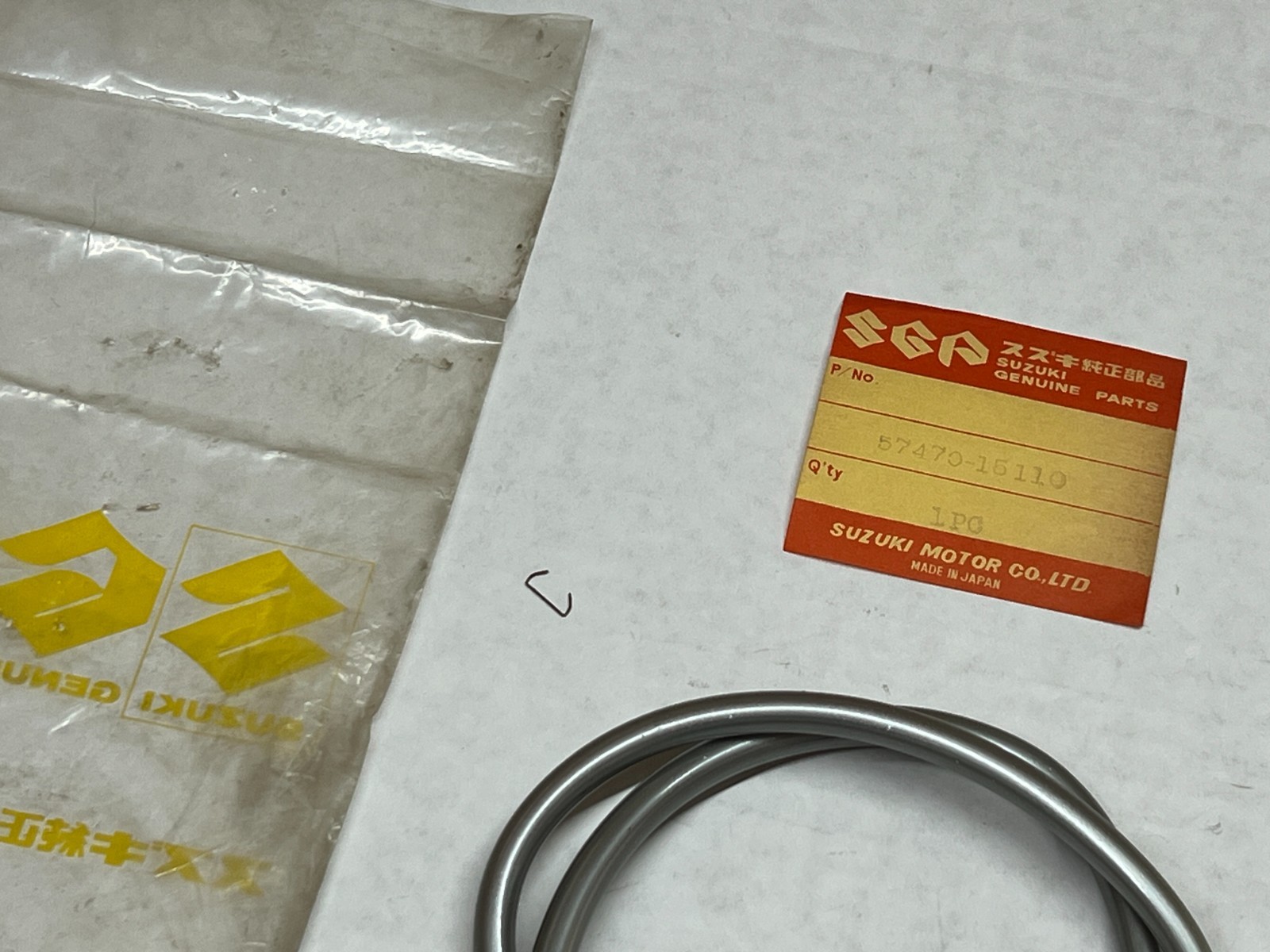 1971 1972 Suzuki T350 Brake Lever Wiring Harness 57470-15110 NOS