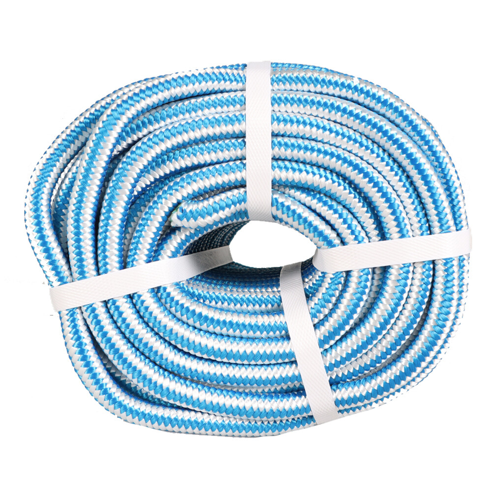 1/2" × 150' 16 Strand Braided Nylon Core Polyester Arborist Tree Rope