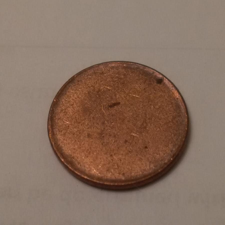 Canadian Blank 1 Cent Error