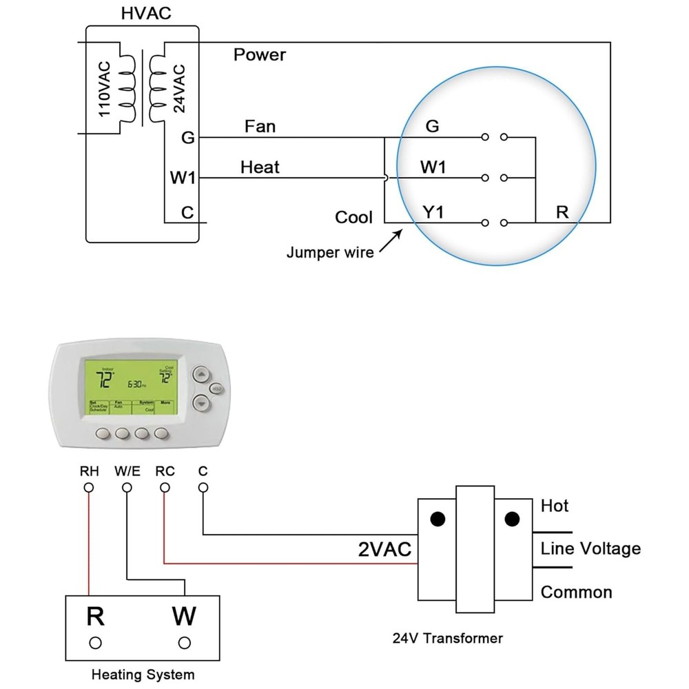 Safe 24 Volt Doorbell Transformer for Ring - Easy Surface Mount Installation Kit