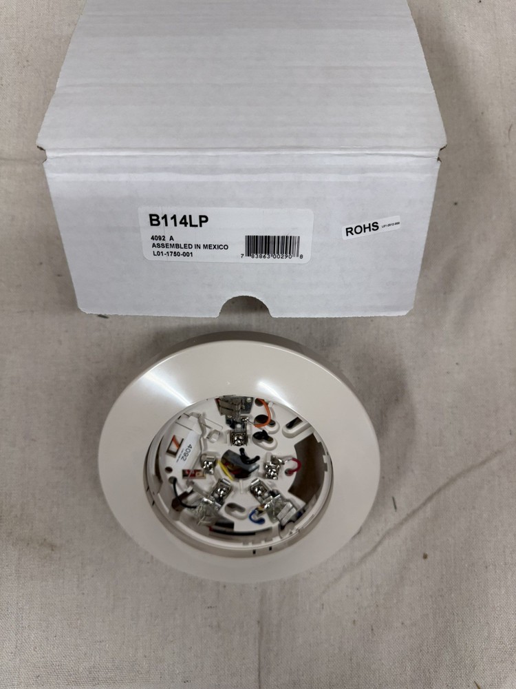 System Sensor B114LP Series Relay Base 4-Wire - Same Day Shipping (SEALED)