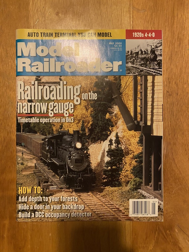 Model Railroader Magazine May 2000 Train Terminal