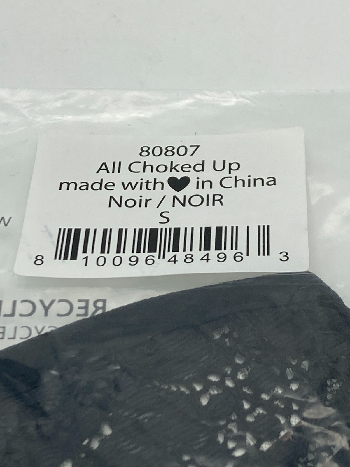 Free People Choker HAH All Choked Up Choker Black Small