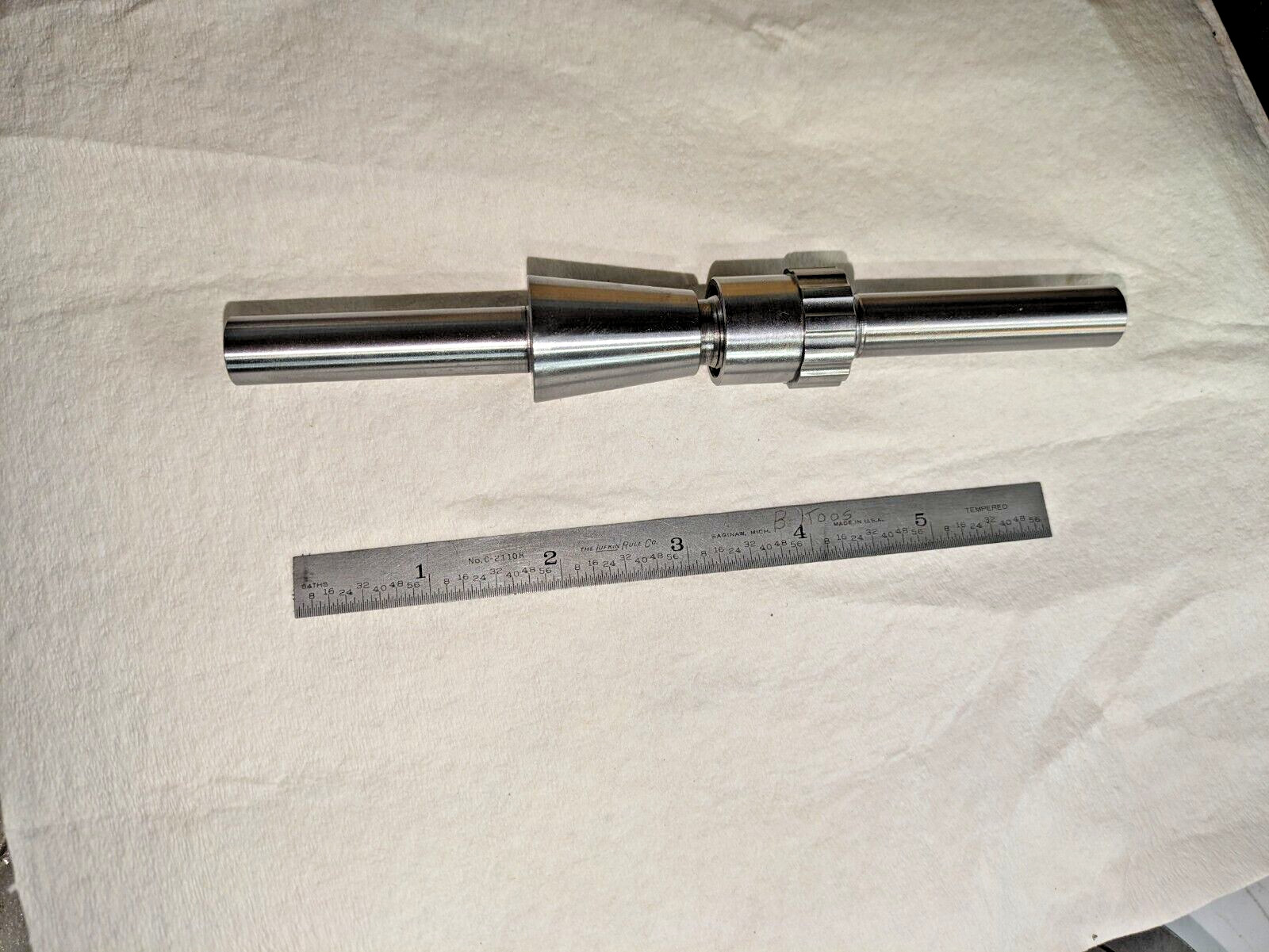 Surface Grinder Balancing Arbor 3 in 12 Taper Similar to Sopko Toolroom Mandrel