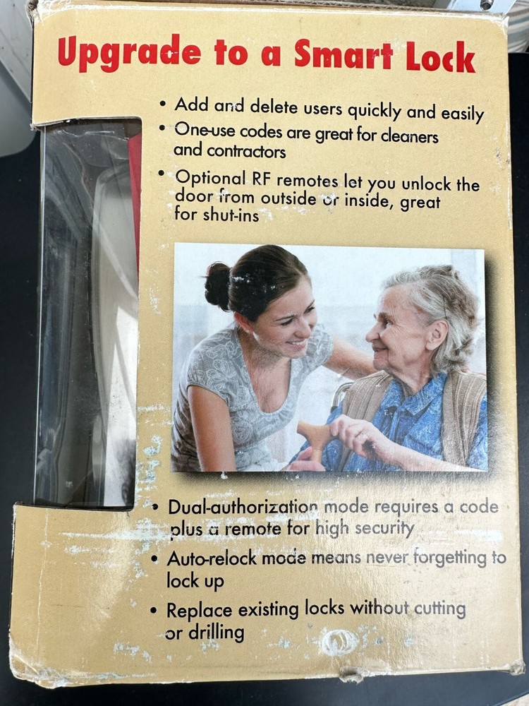 LSDA DEADBOLT ELECTRONIC KEYPAD AND REMOTE CONTROL 107601 - EL730