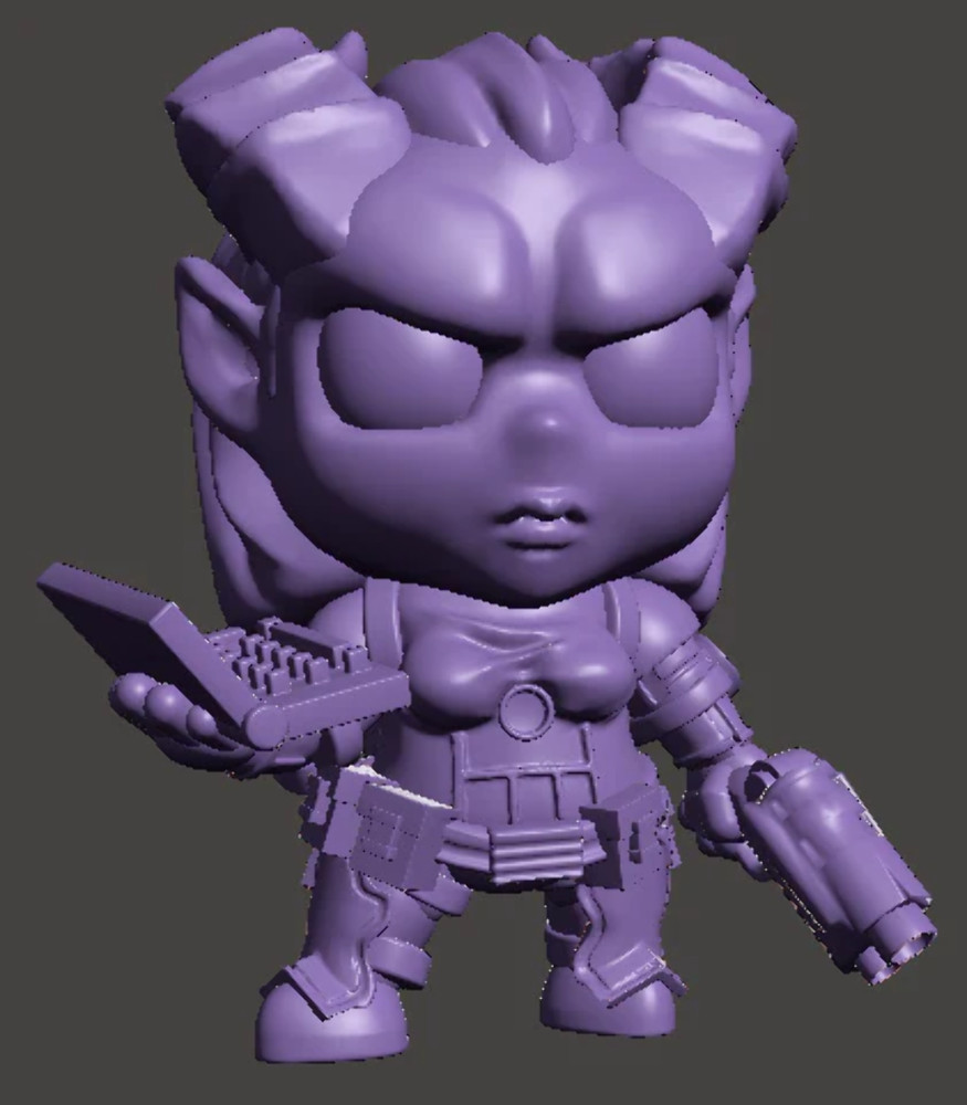 Celia Miniatures - Tiefling Hacker