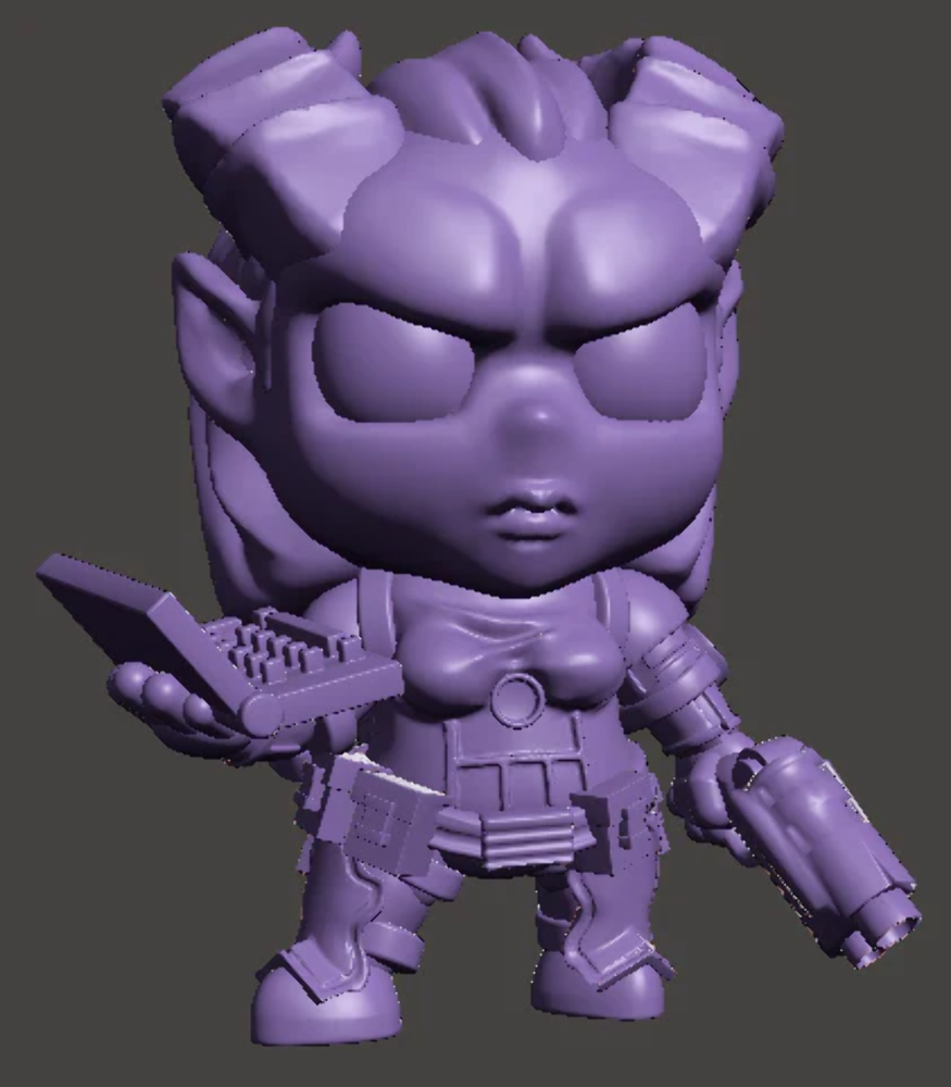 Celia Miniatures - Tiefling Hacker