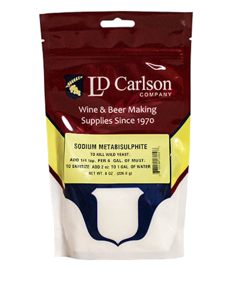 Sodium Metabisulphite for Wine Making - 8 oz