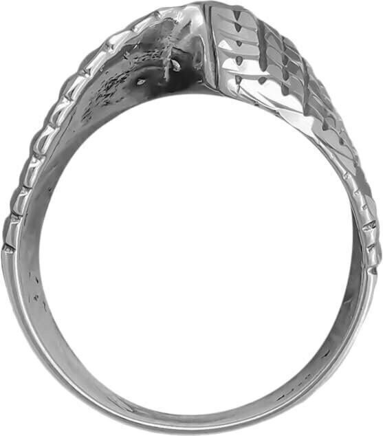 Diamond Cut Twisted Dome Ring