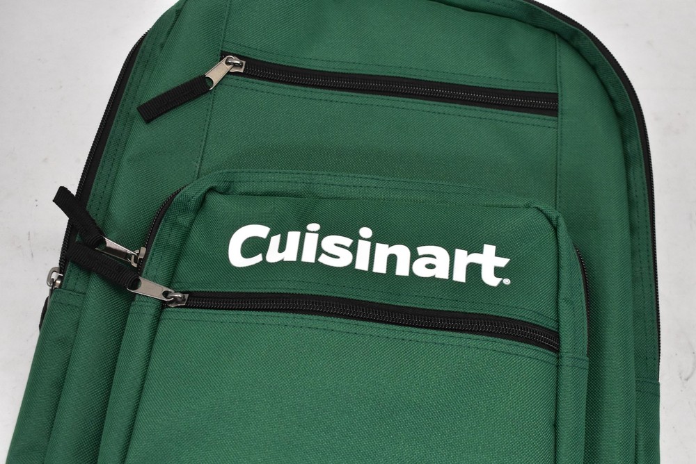 Cuisinart Green 15" Laptop Backpack Men Polyester Laptop Compartment BRANDED