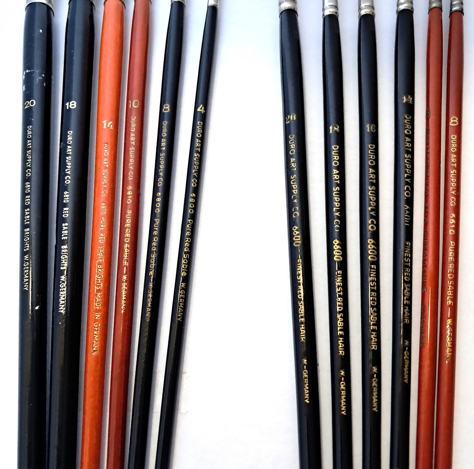 Finest RED SABLE Brushes Comparable To GRUMBACHER 626-B